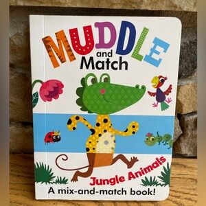 Usborne Muddle and Match Jungle Animals